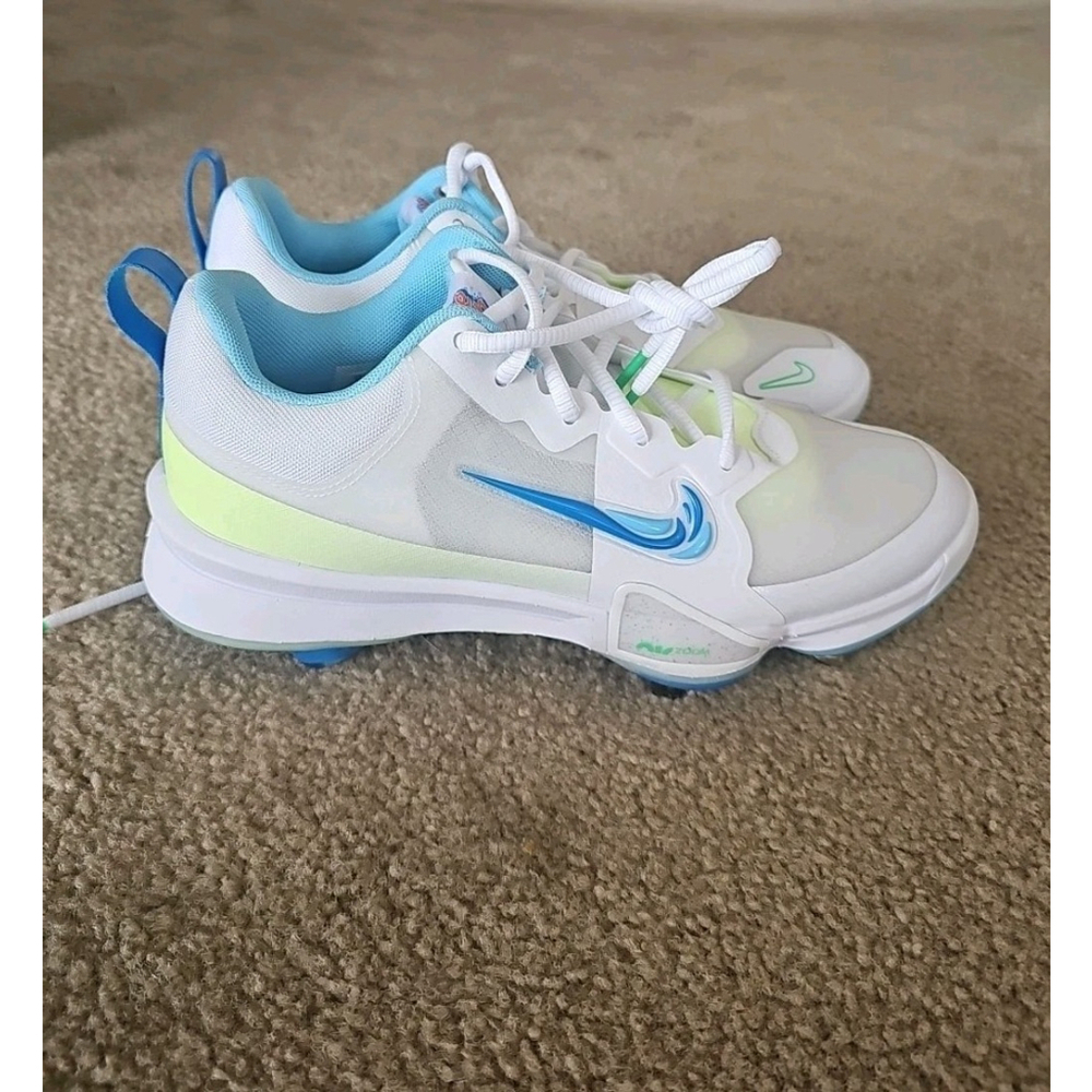 Nike Force Zoom Trout 9 Pro White Baseball Cleats Men's 7